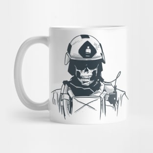 Special Army Skull Face Military Veteran Soldier Mug